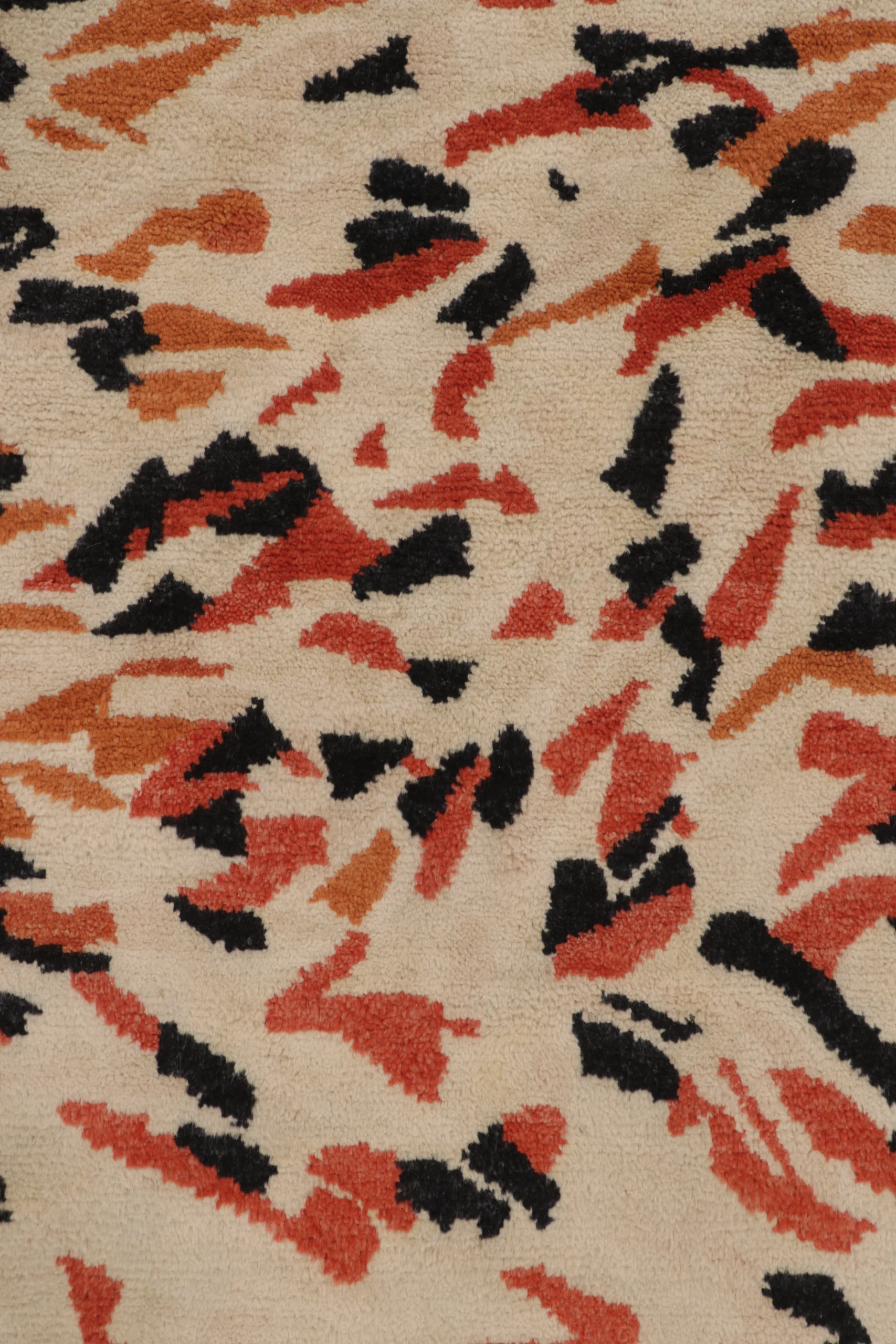 Oversized Contemporary Art Deco Square Rug