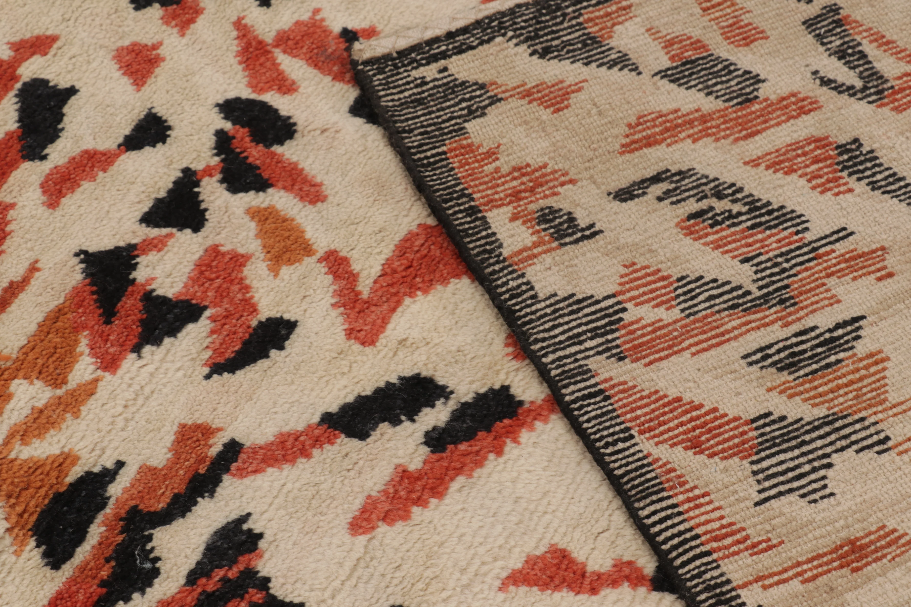 Oversized Contemporary Art Deco Square Rug