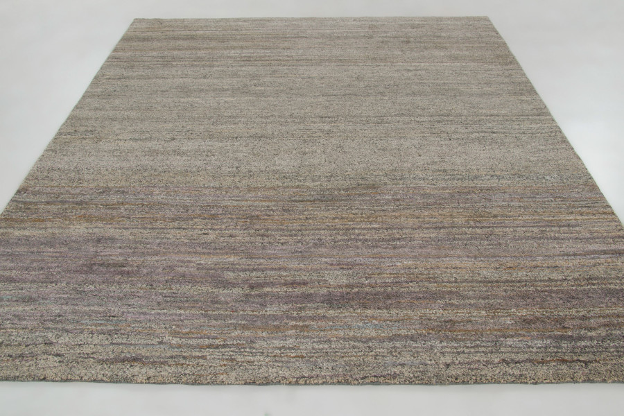 Hover image of Rug & Kilim's Contemporary Rug in Brown & Charcoal with Textural Design
