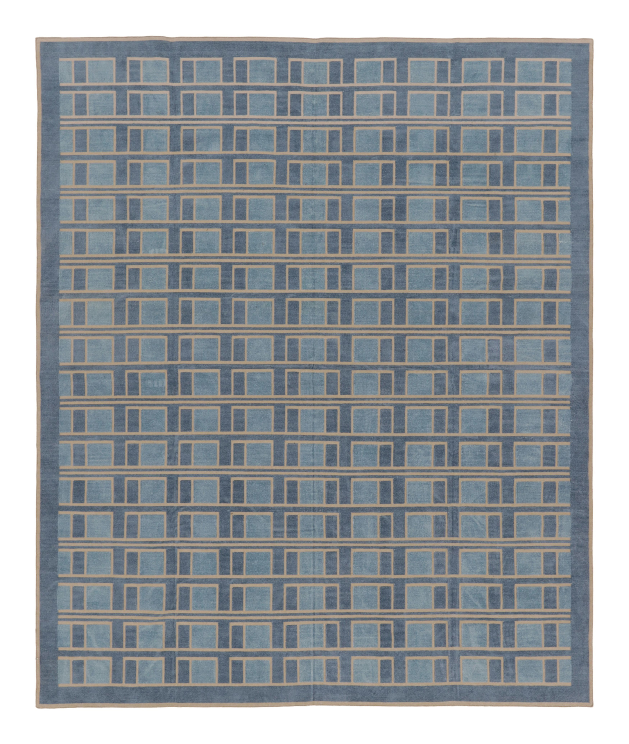 Contemporary Dhurrie Flatweave Rug