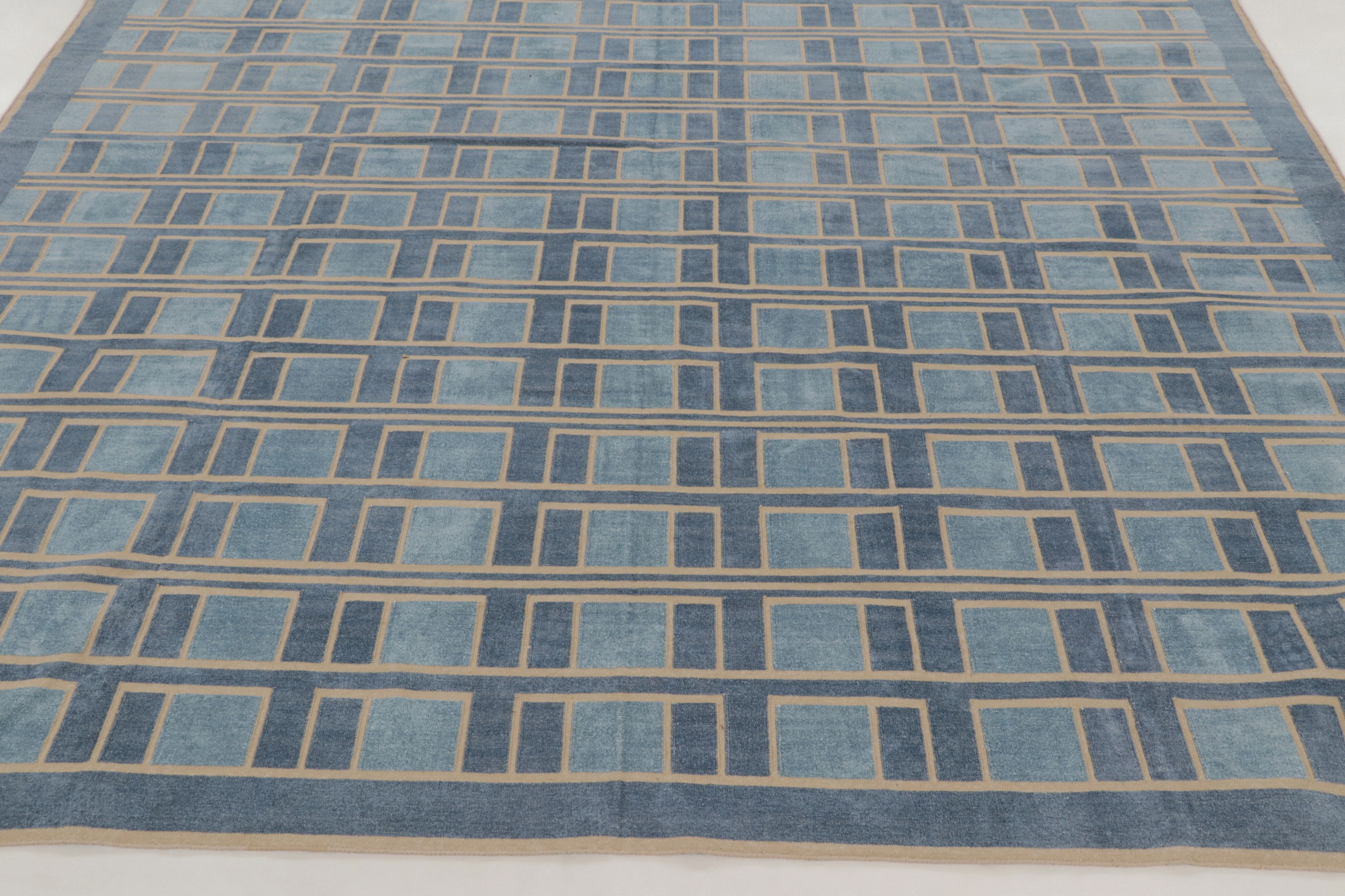 Contemporary Dhurrie Flatweave Rug