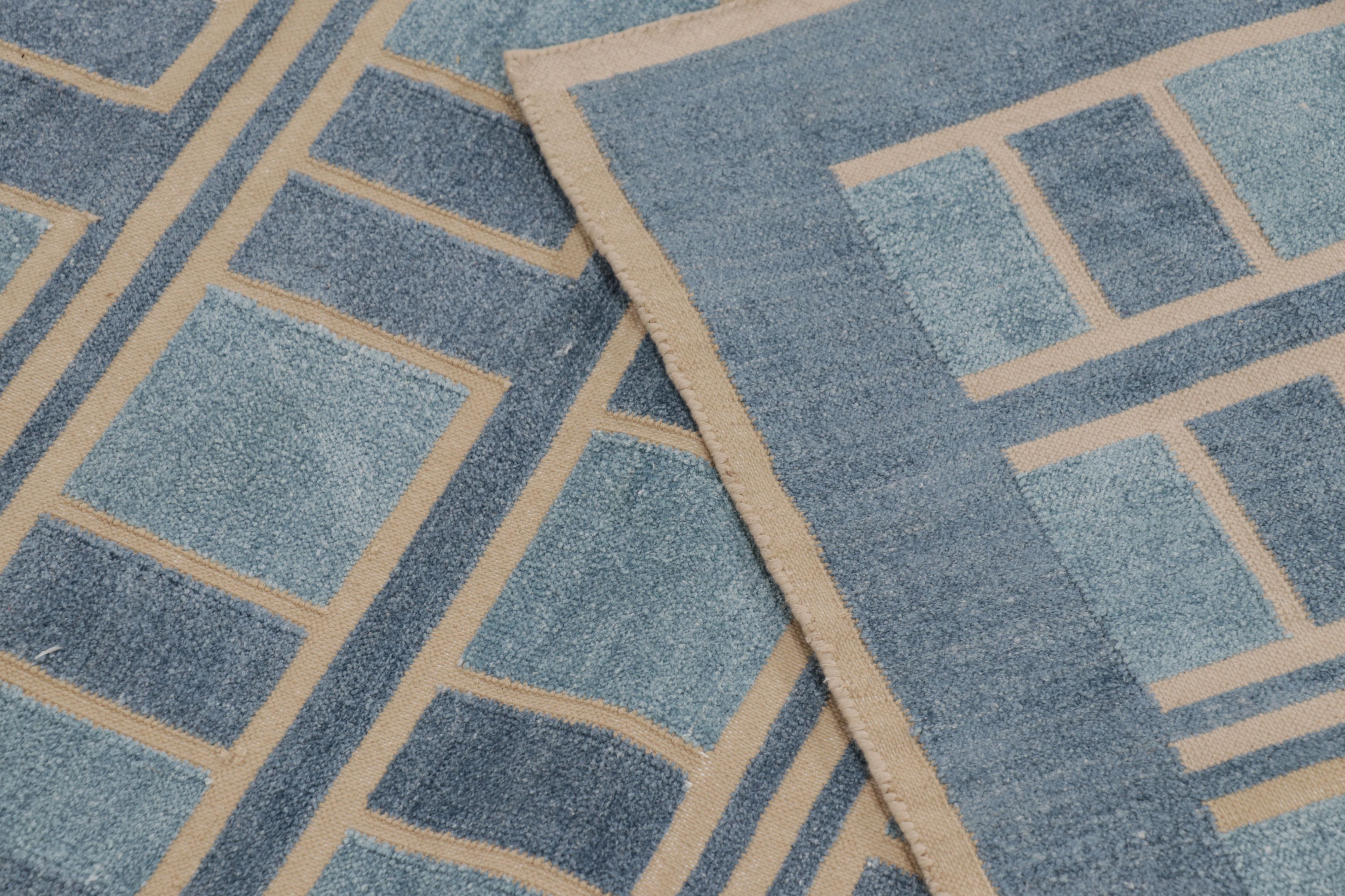 Contemporary Dhurrie Flatweave Rug