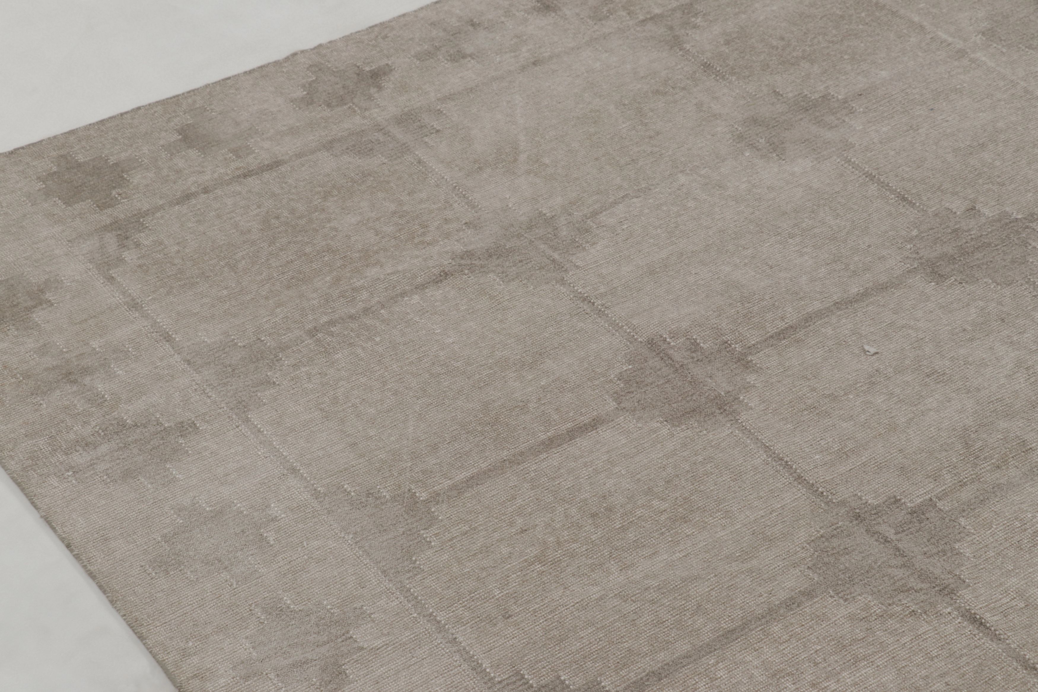Oversized Contemporary Dhurrie Rug