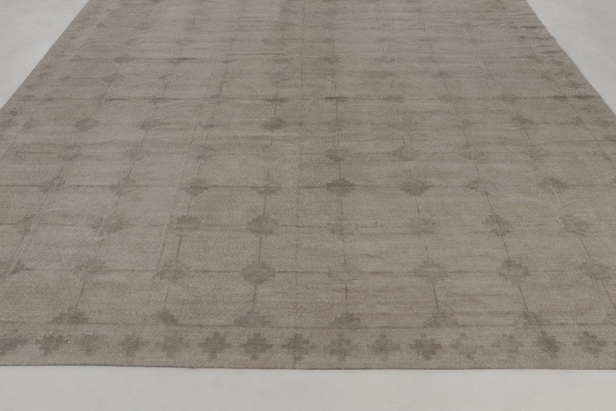 Oversized Contemporary Dhurrie Rug