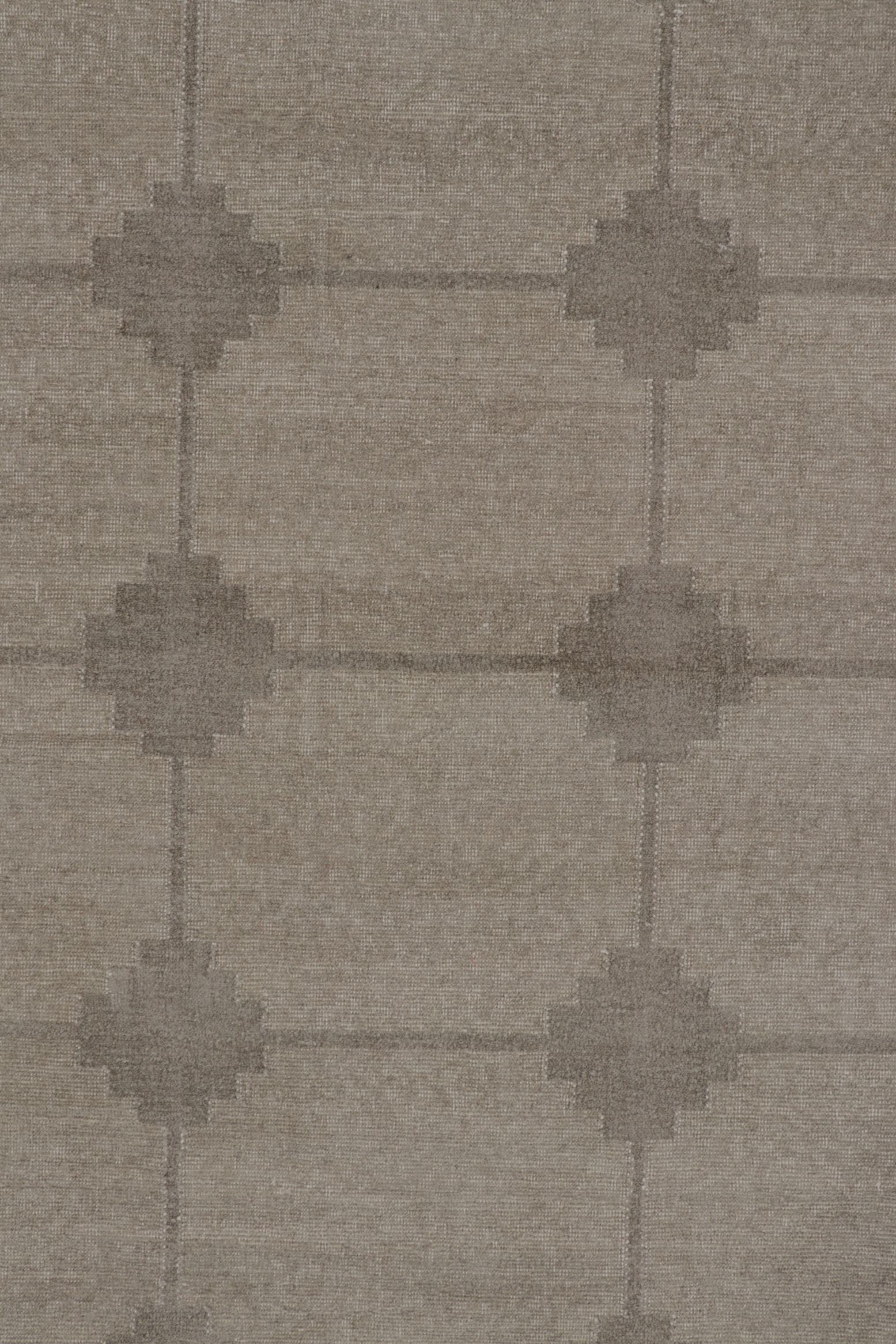 Oversized Contemporary Dhurrie Rug