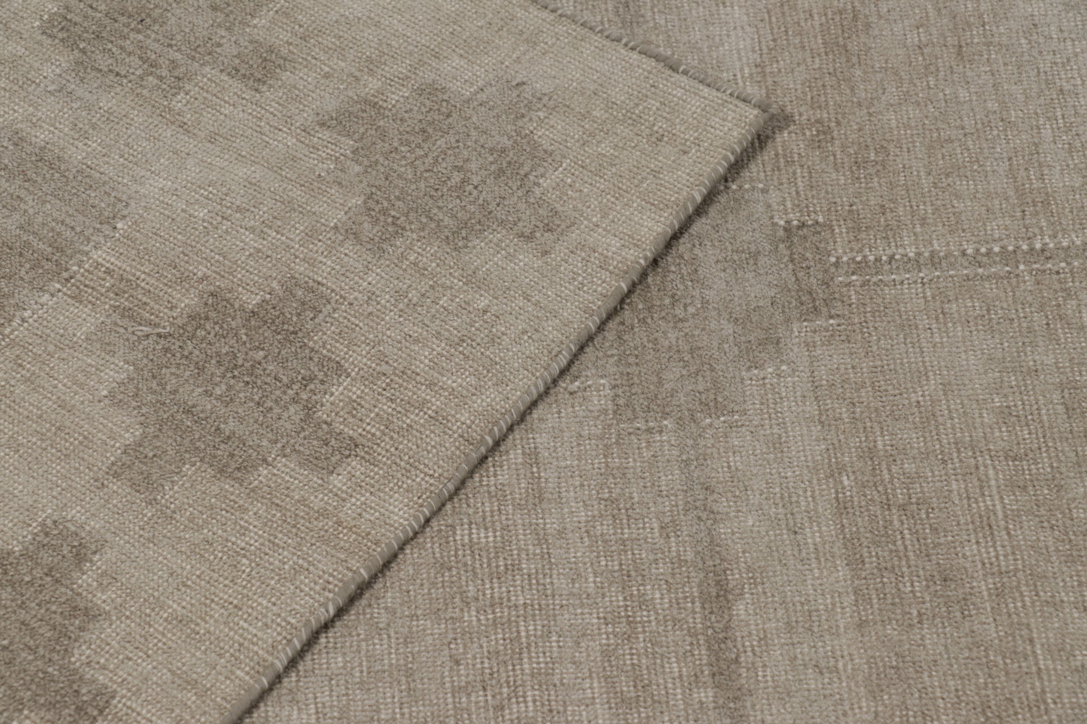 Oversized Contemporary Dhurrie Rug
