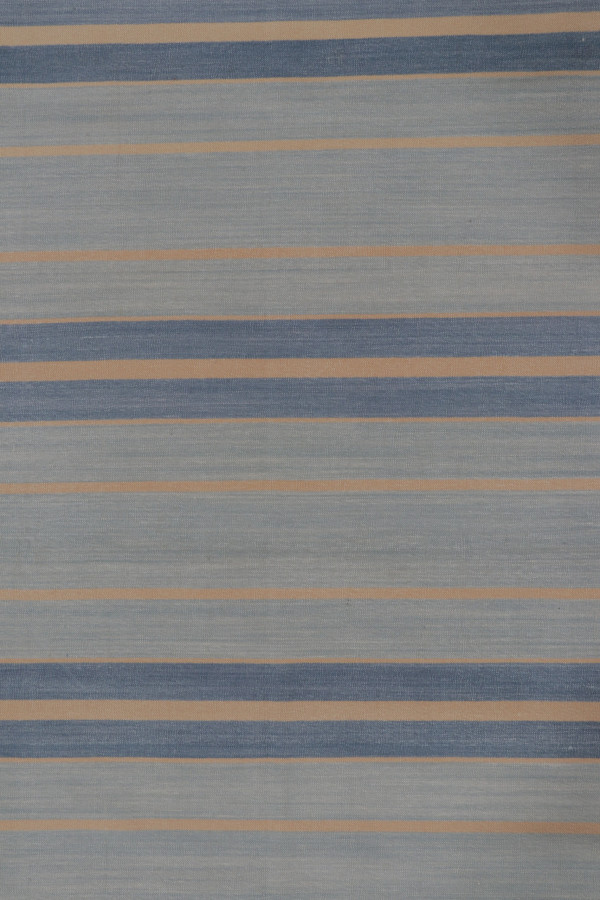 Contemporary Dhurrie Striped Gallery Runner