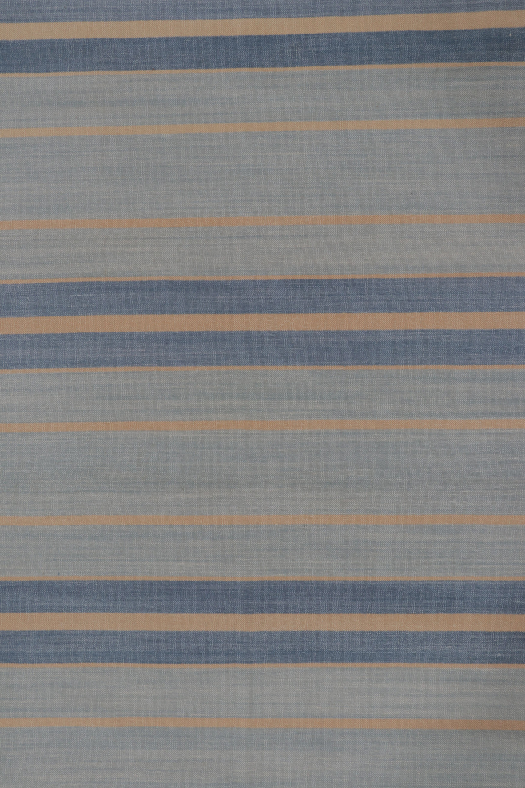 Contemporary Dhurrie Striped Gallery Runner