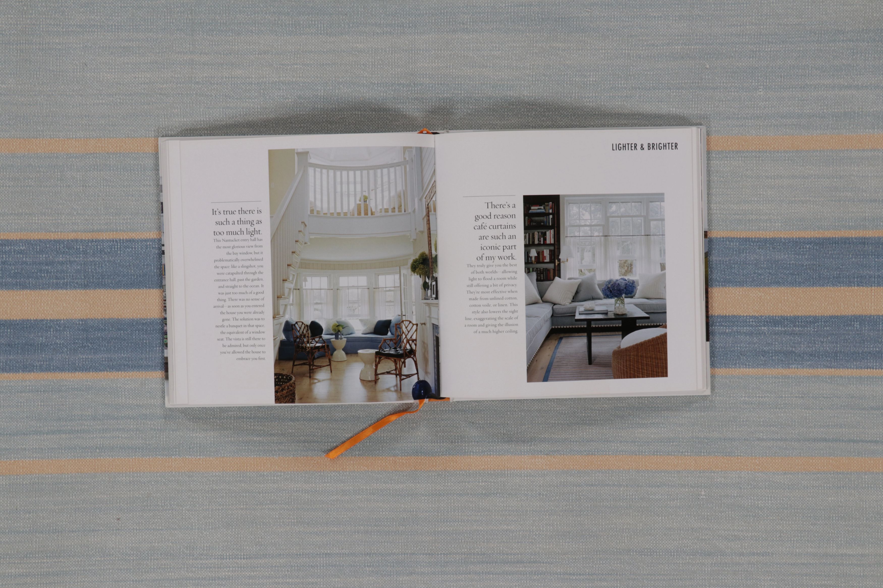 Contemporary Dhurrie Striped Gallery Runner
