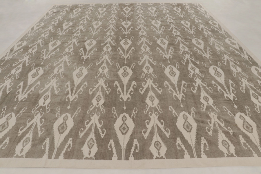 Oversized Contemporary Dhurrie Rug