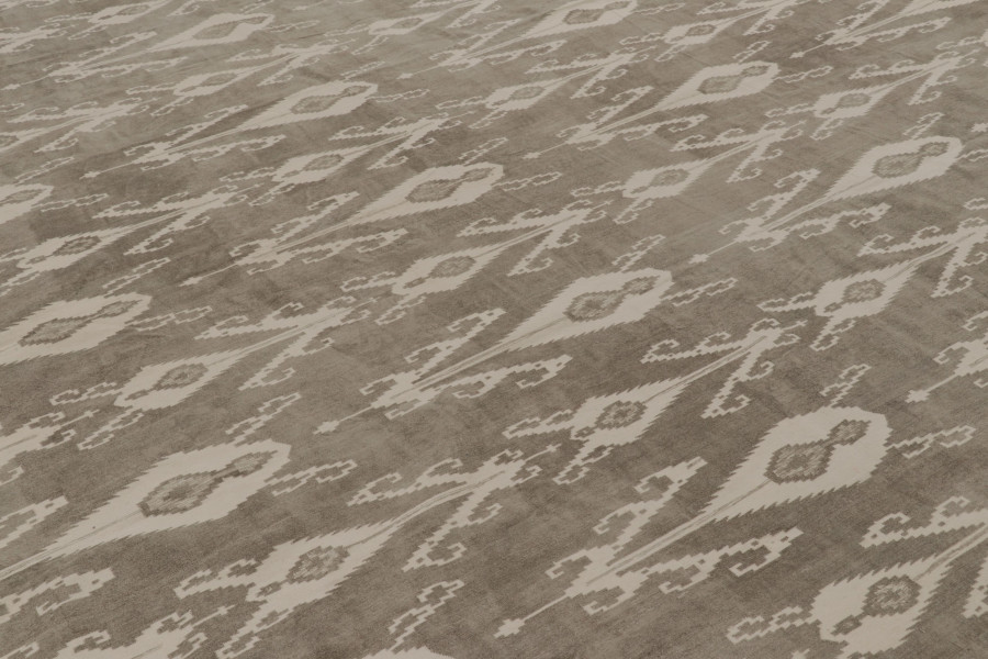 Oversized Contemporary Dhurrie Rug