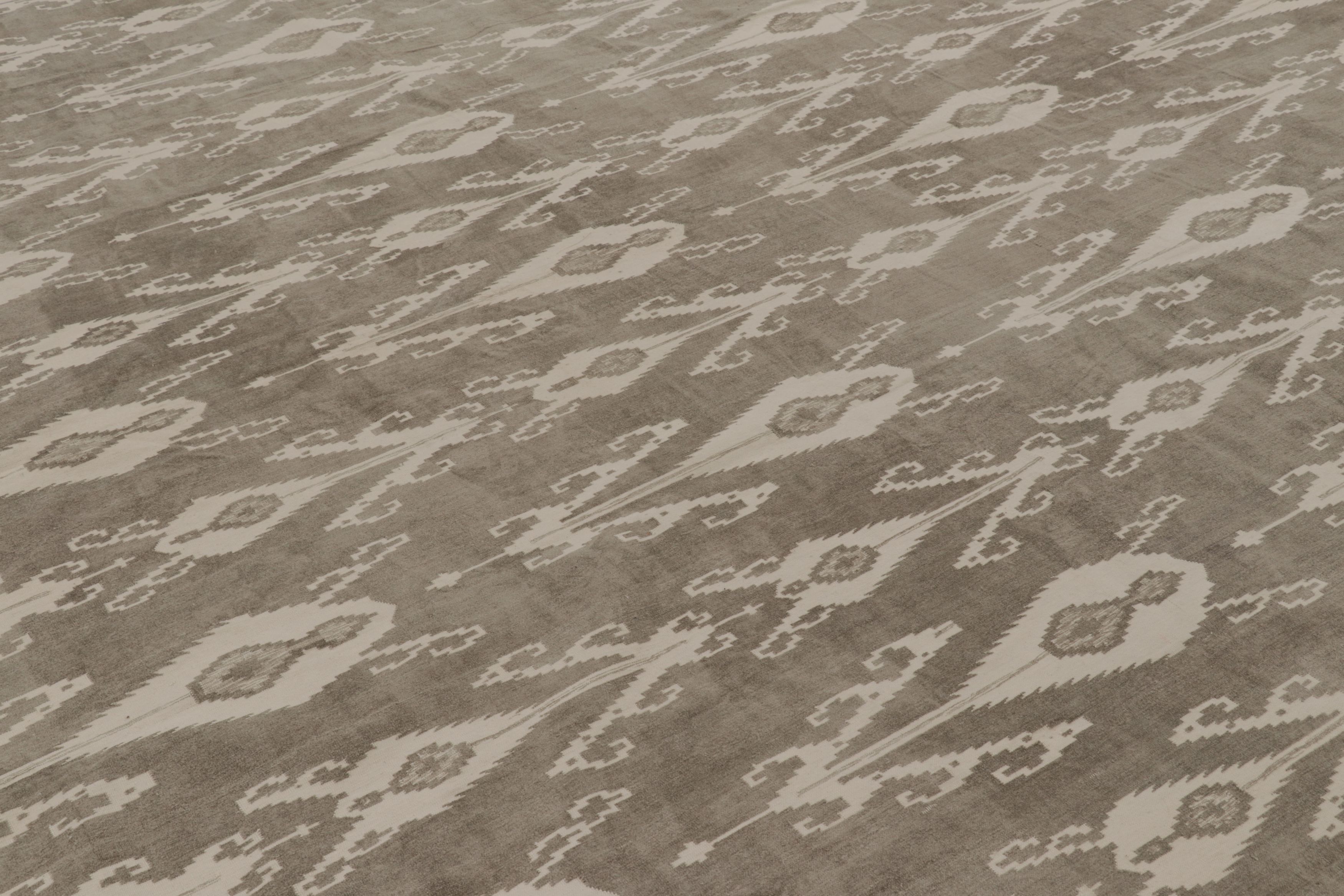 Oversized Contemporary Dhurrie Rug