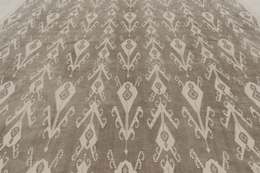 Oversized Contemporary Dhurrie Rug