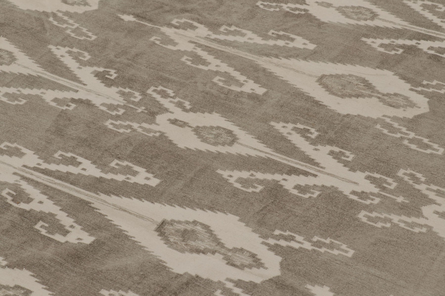Oversized Contemporary Dhurrie Rug
