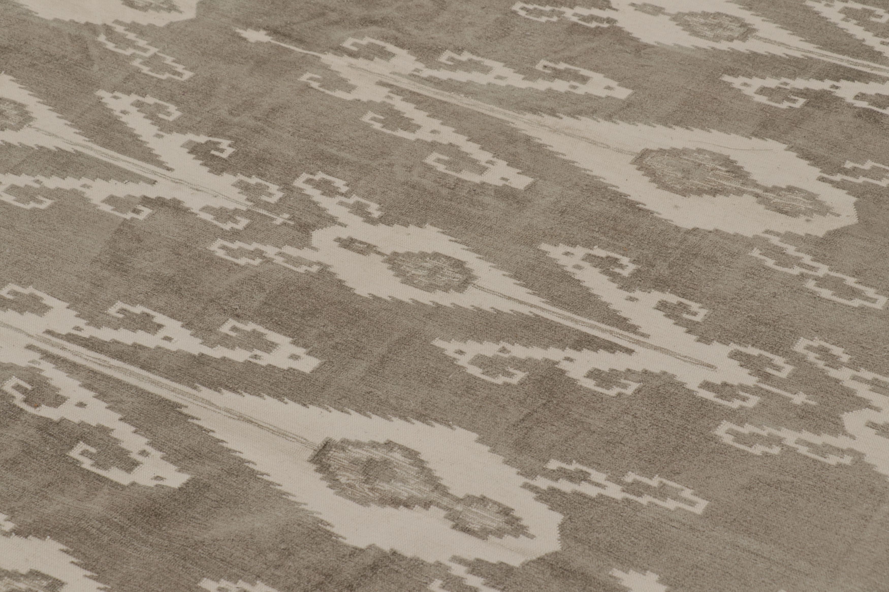 Oversized Contemporary Dhurrie Rug