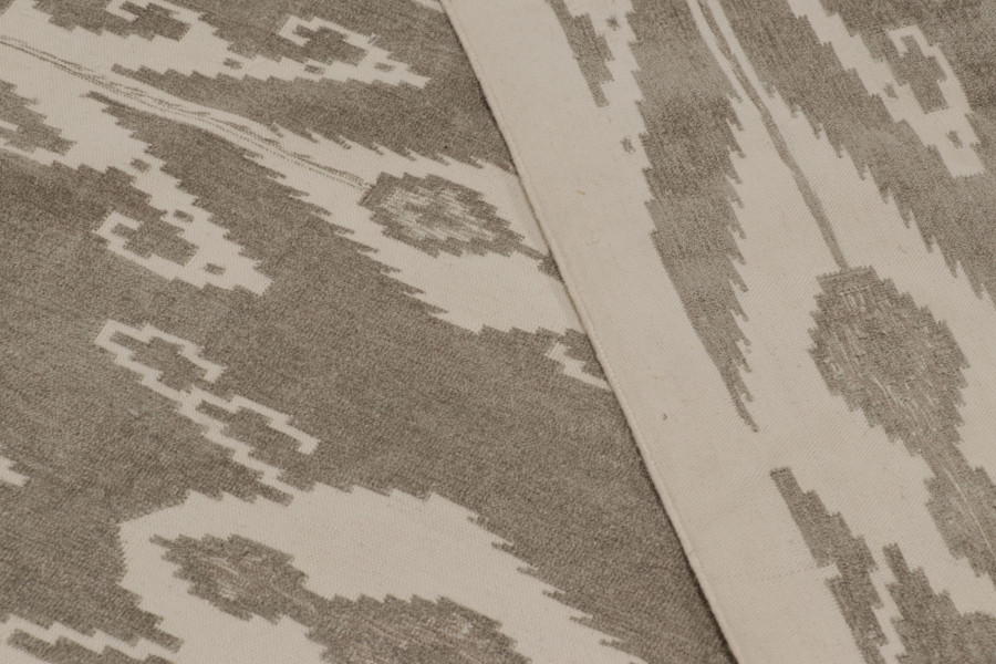 Oversized Contemporary Dhurrie Rug