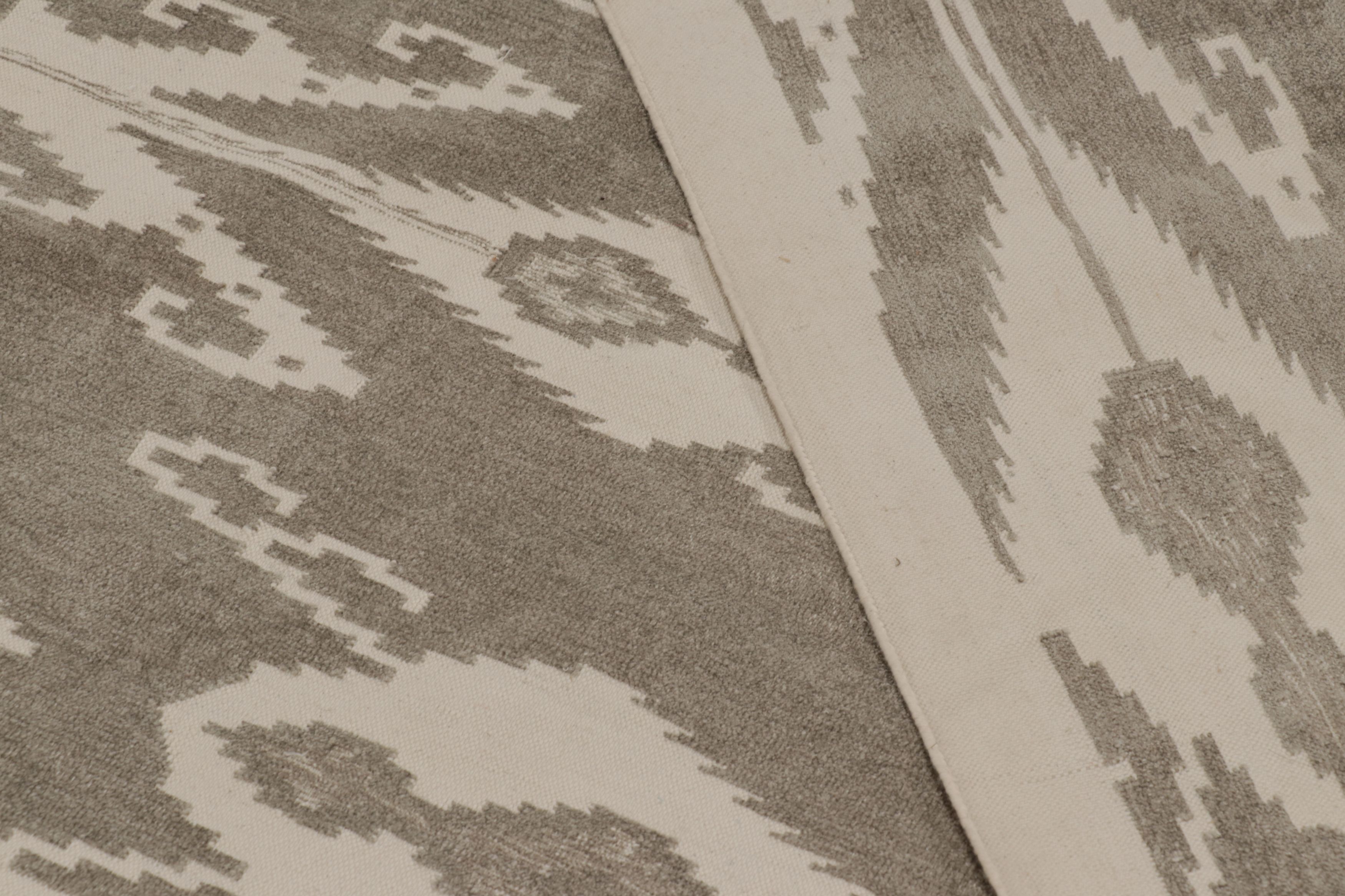 Oversized Contemporary Dhurrie Rug