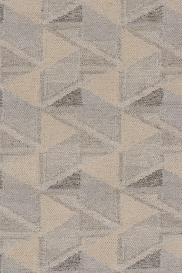 Oversized Contemporary Scandinavian Geometric Flatweave