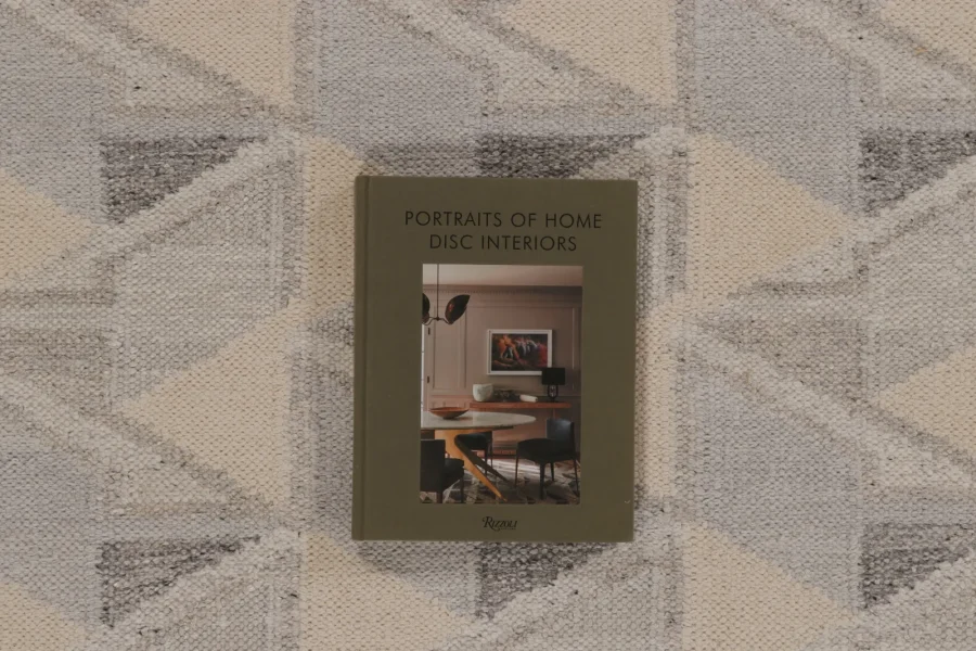 Oversized Contemporary Scandinavian Geometric Flatweave