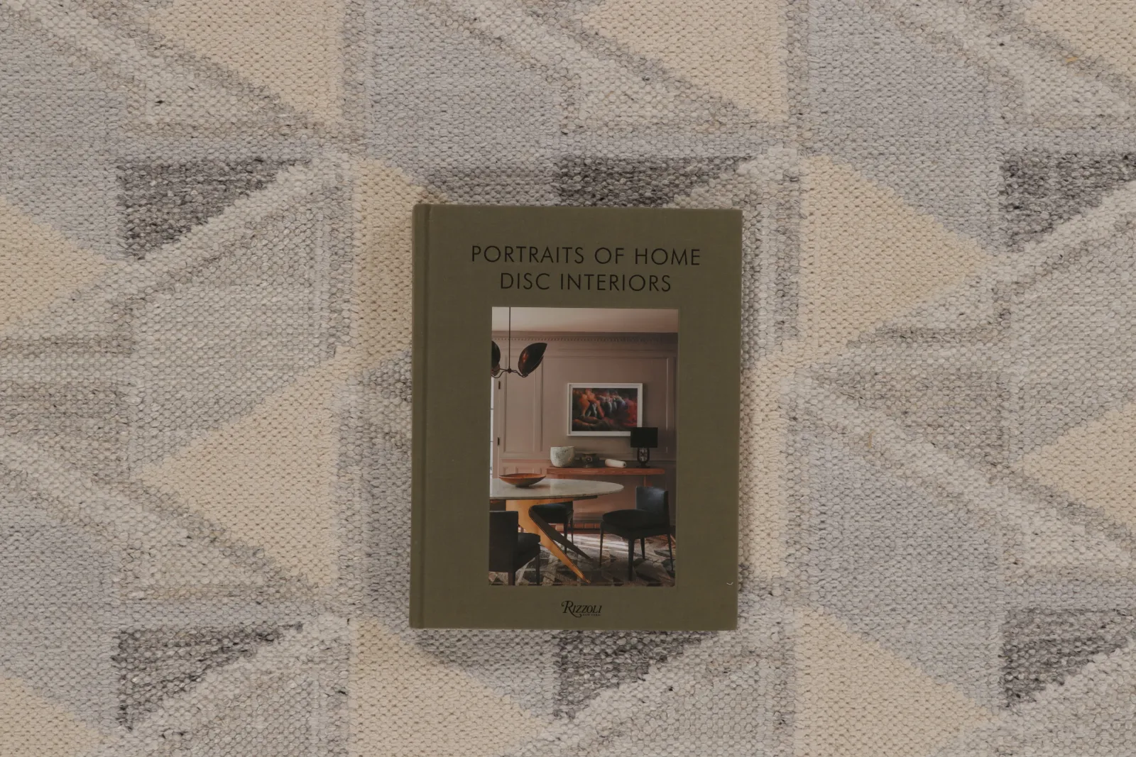 Oversized Contemporary Scandinavian Geometric Flatweave