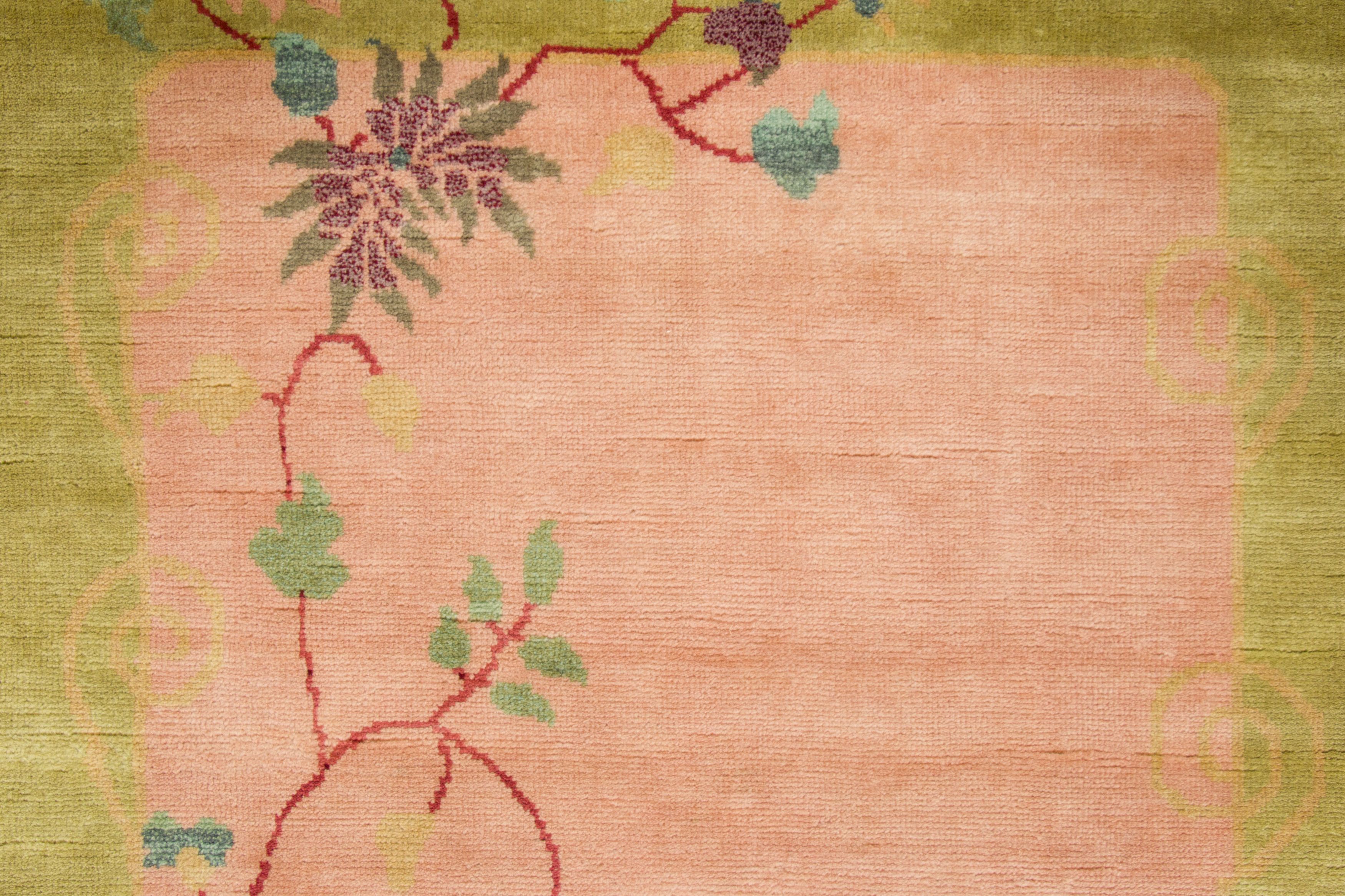 Chinese Deco Floral Runner