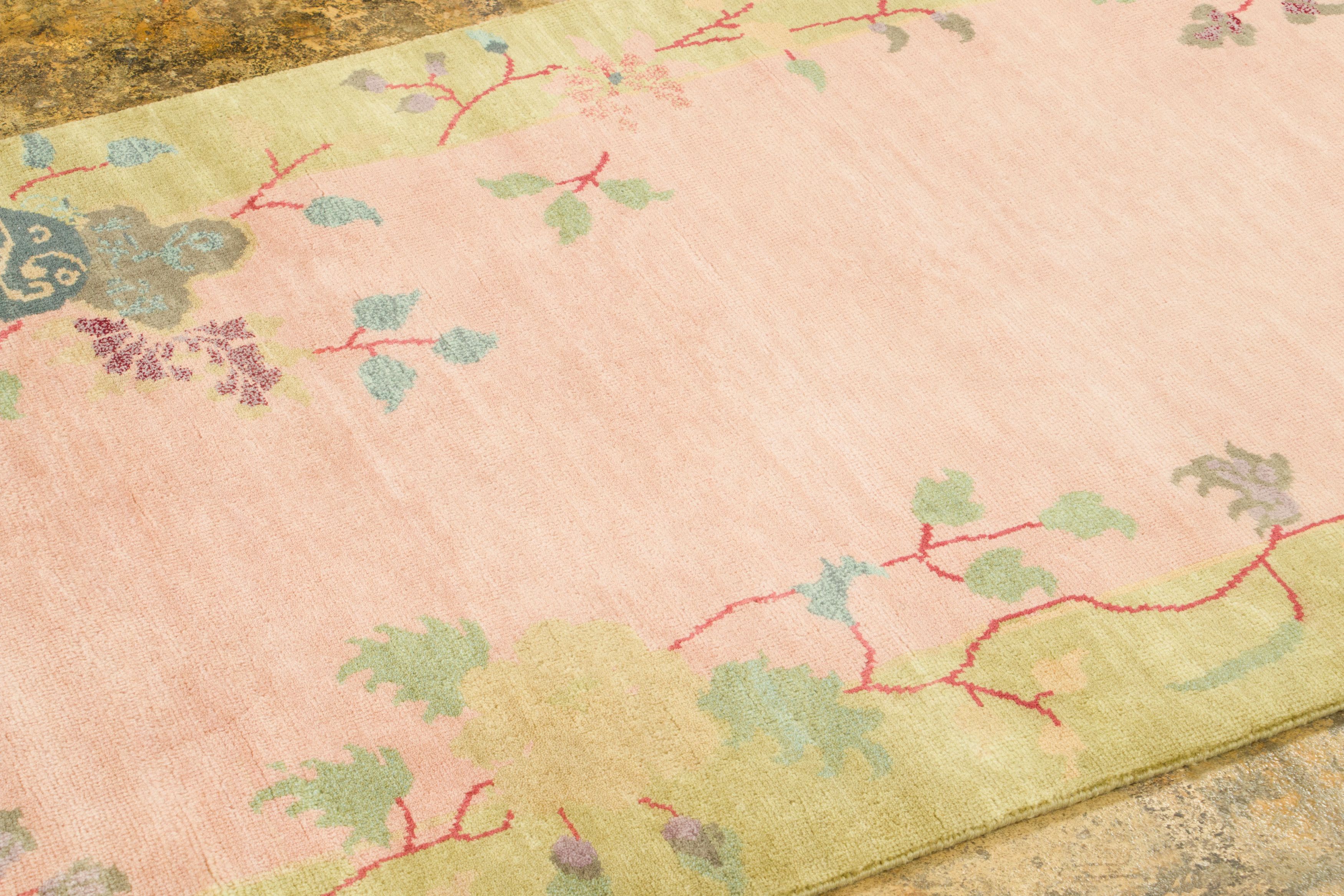Chinese Deco Floral Runner