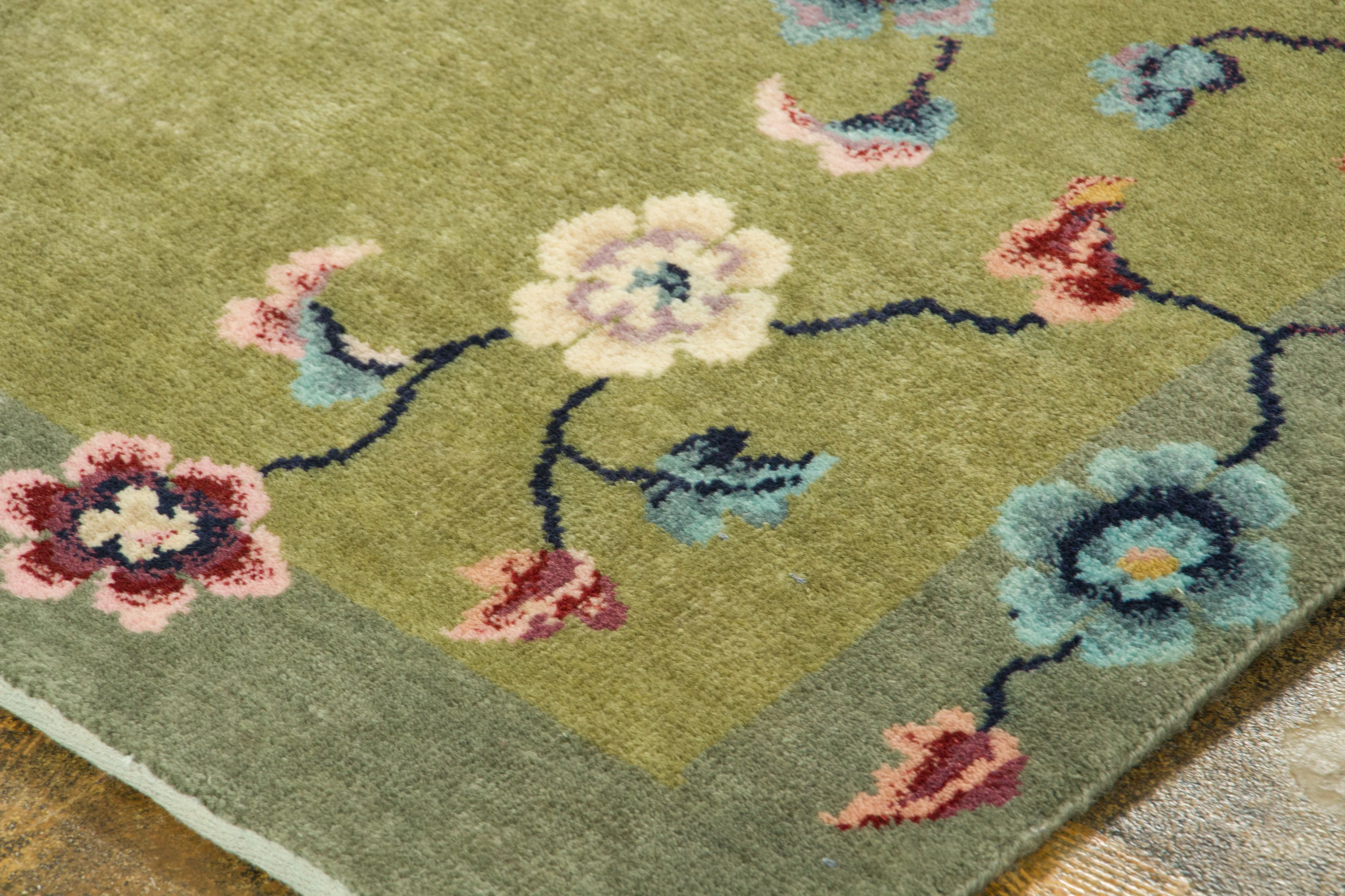 Contemporary Chinese Deco Rug