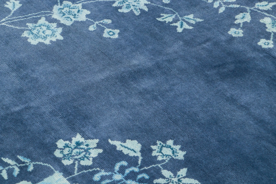 Contemporary Chinese Deco Square Rug
