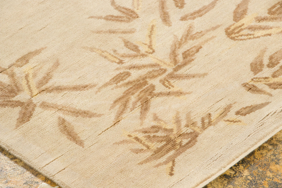 Contemporary Chinese Deco Square Rug