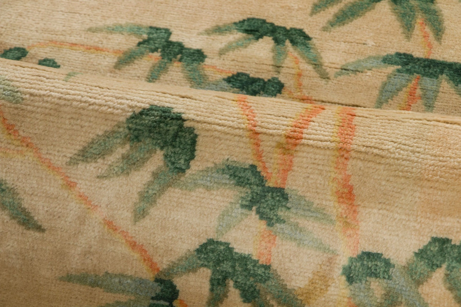 Contemporary Chinese Deco Square Rug
