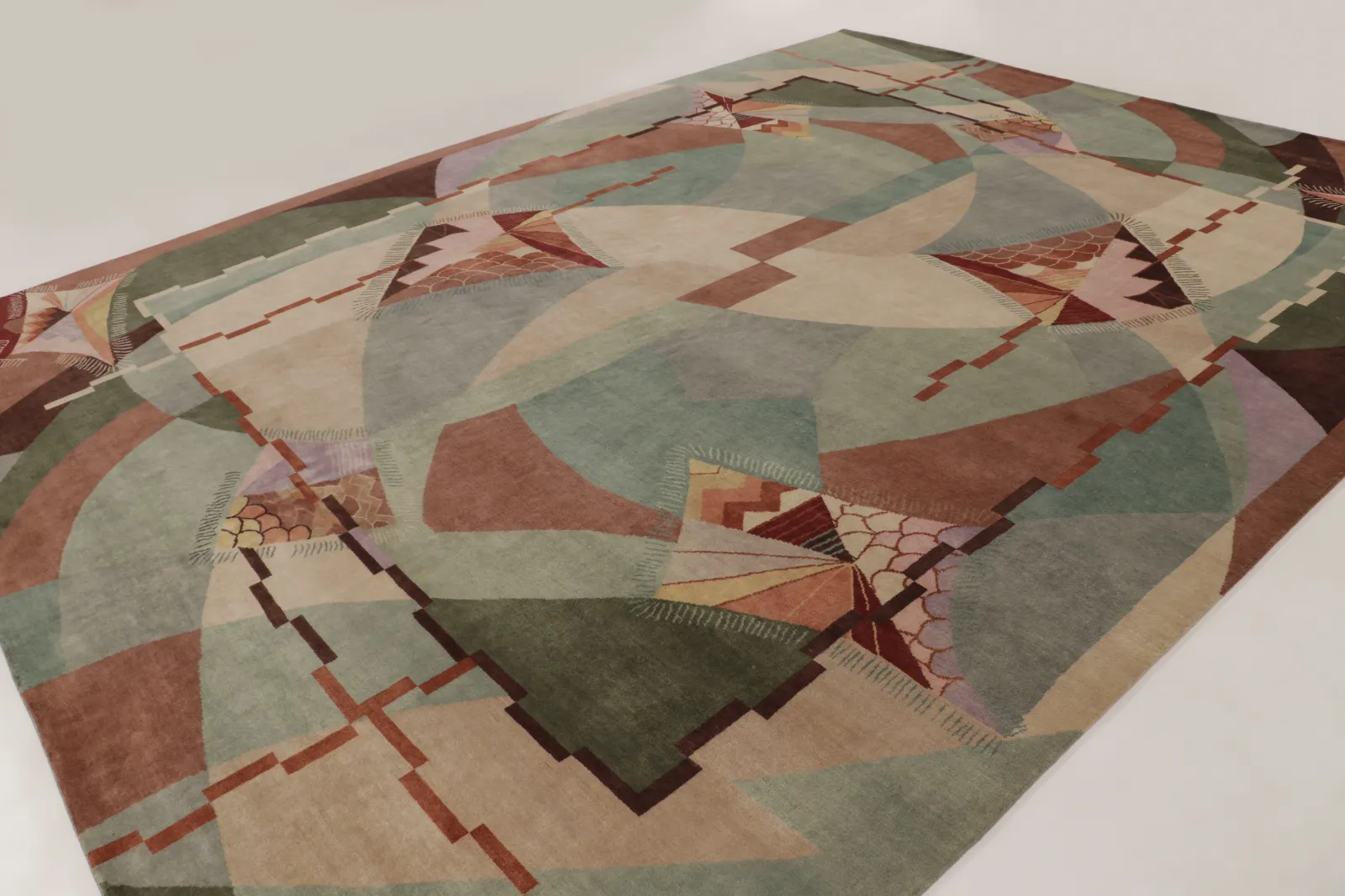 Oversized Contemporary Chinese Deco Rug