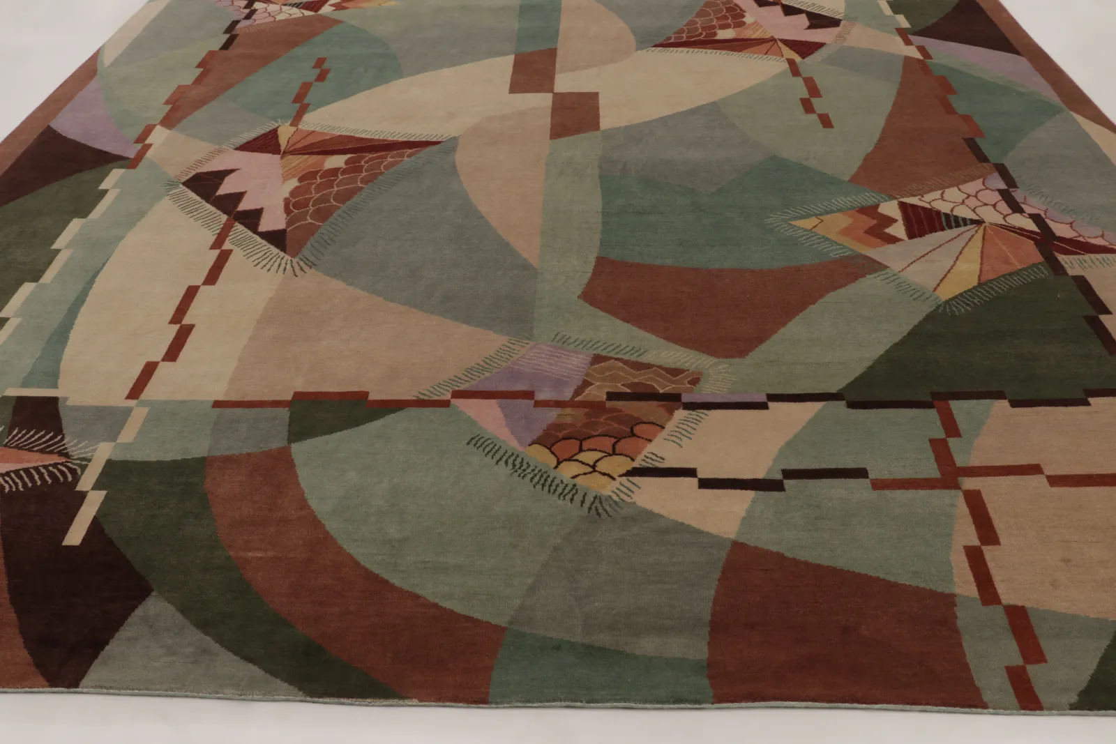 Oversized Contemporary Chinese Deco Rug