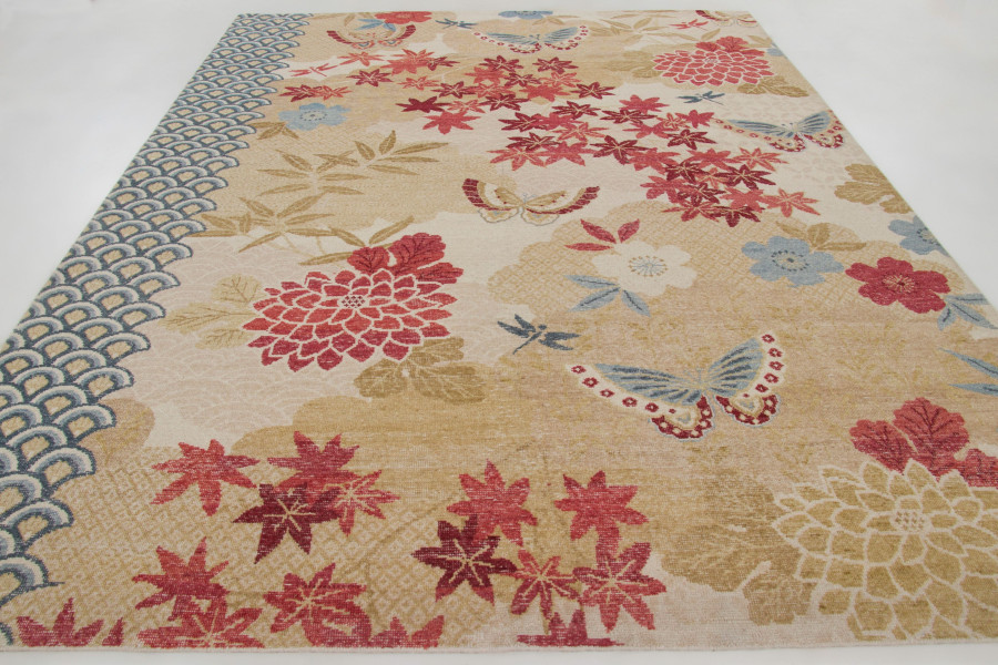 Contemporary Japanese Pictorial Rug