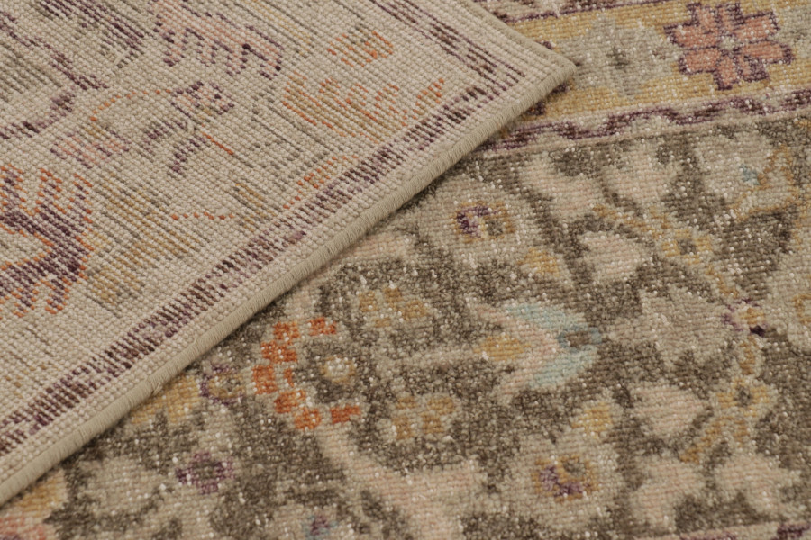 Distressed Ghiordes Rug
