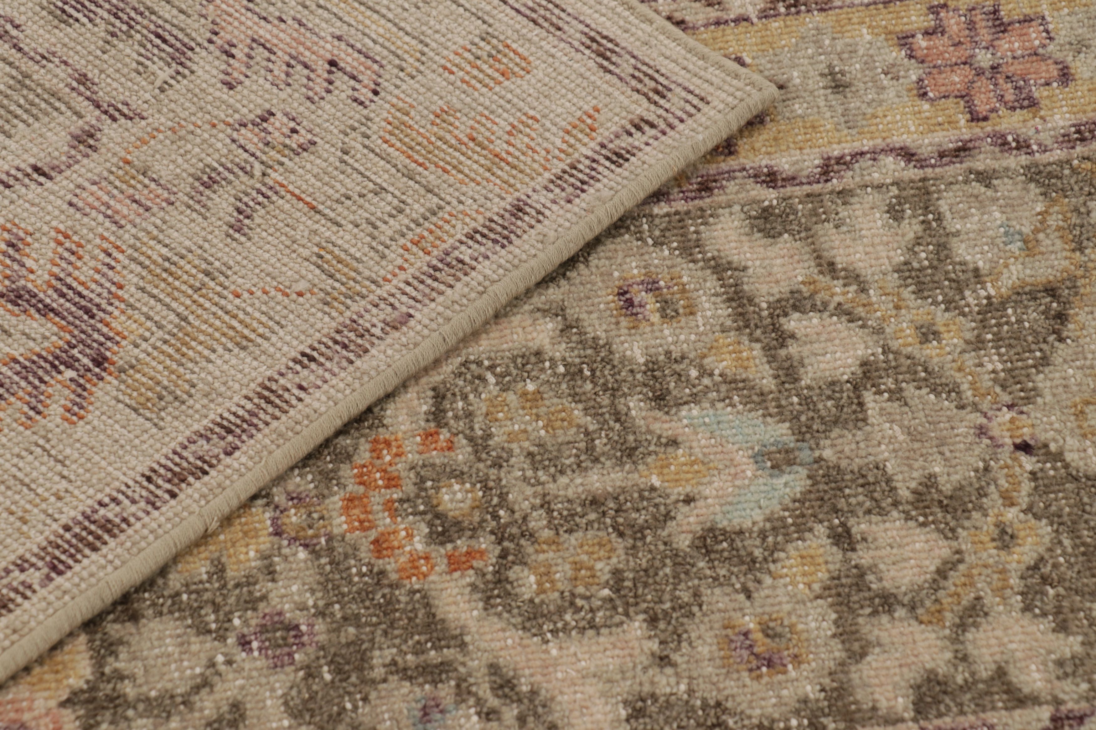 Distressed Ghiordes Rug