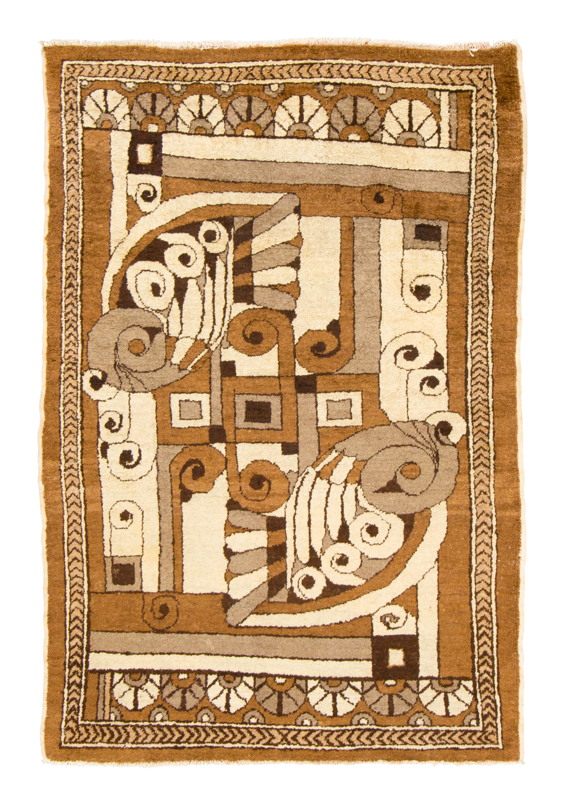 Vintage French Art Deco Rug