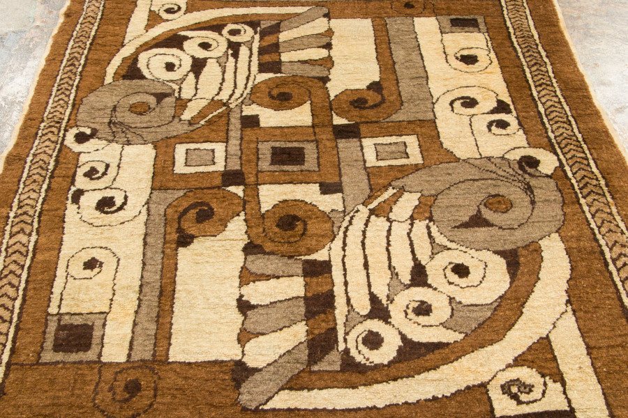 Vintage French Art Deco Rug