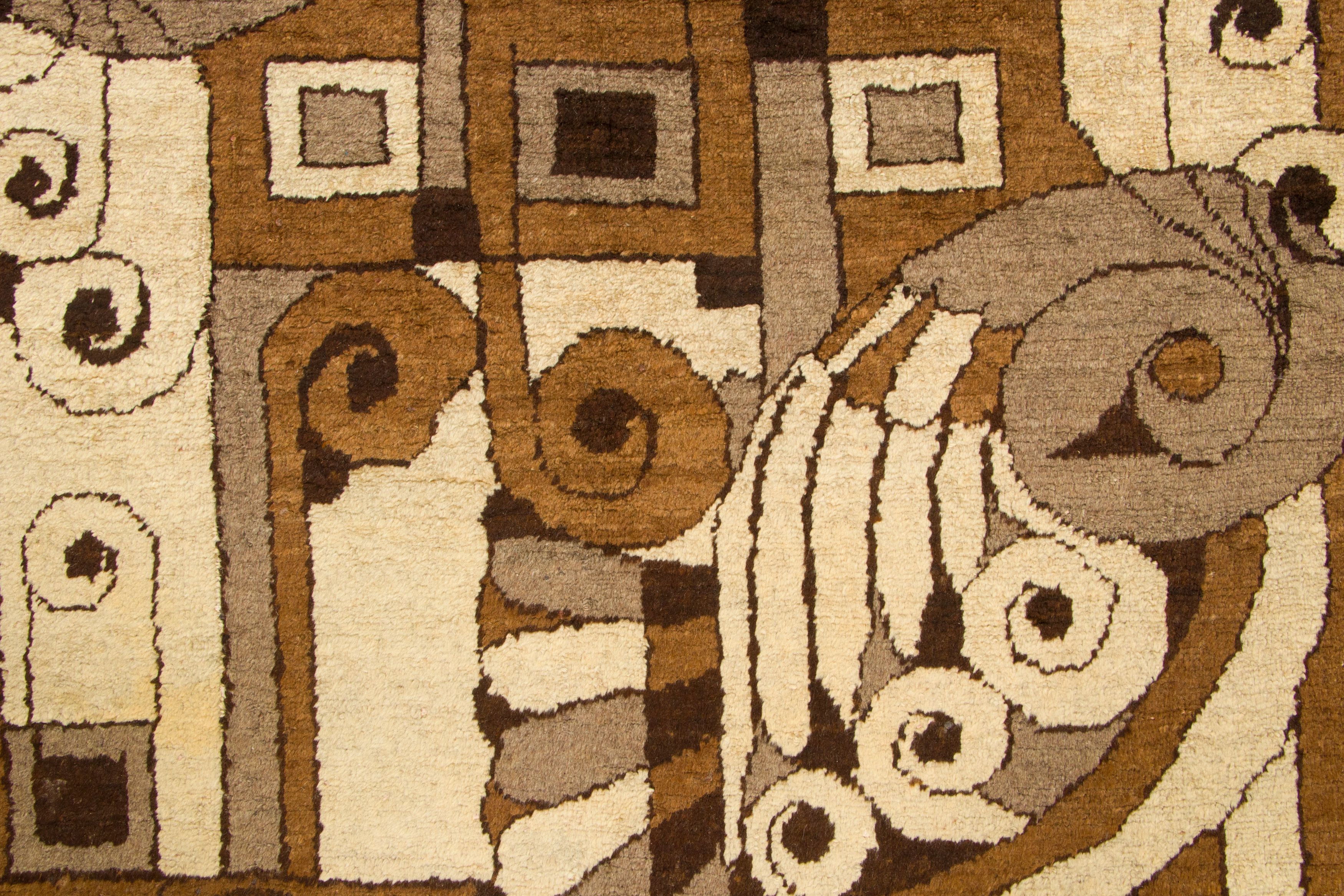 Vintage French Art Deco Rug