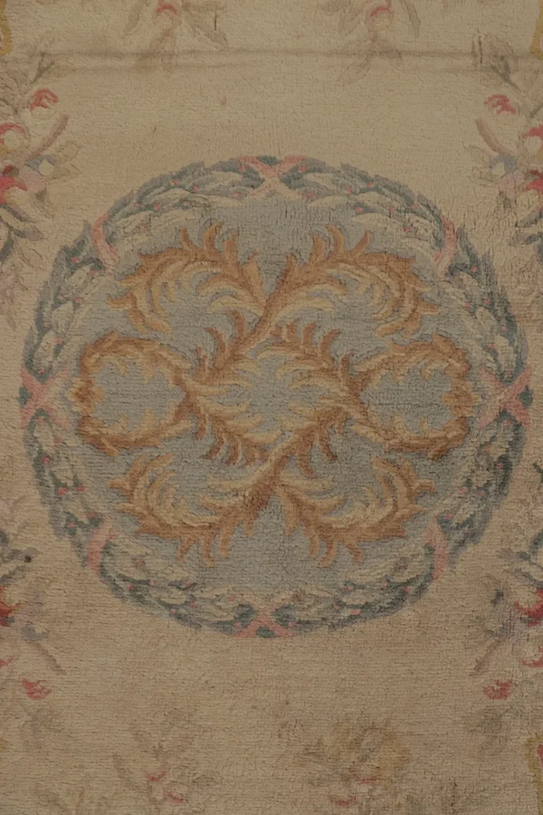 Antique Floral Savonnerie Rug