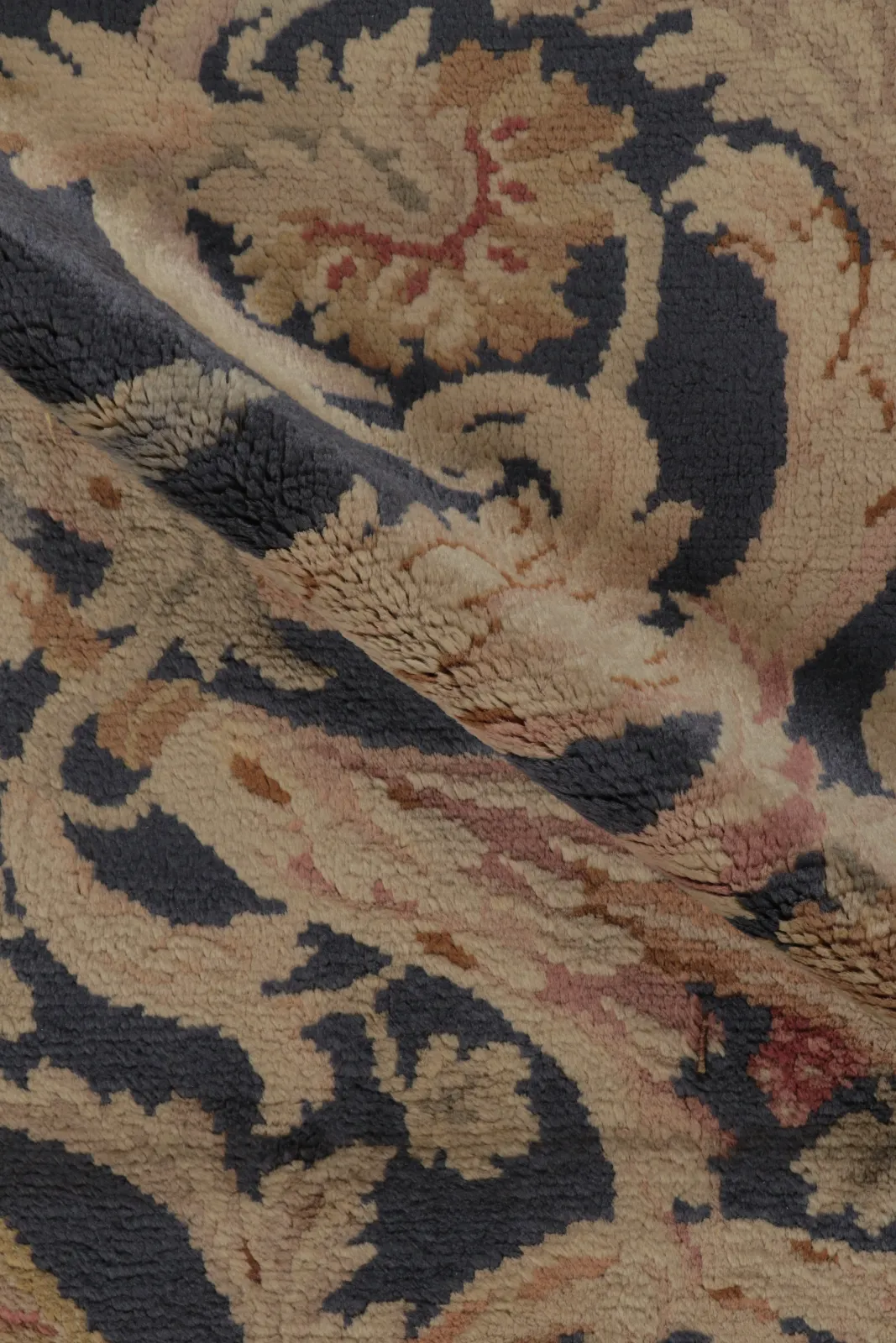 Antique Floral Savonnerie Rug
