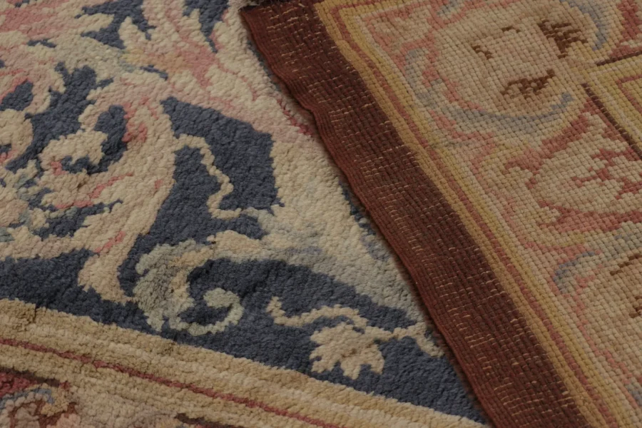 Antique Floral Savonnerie Rug