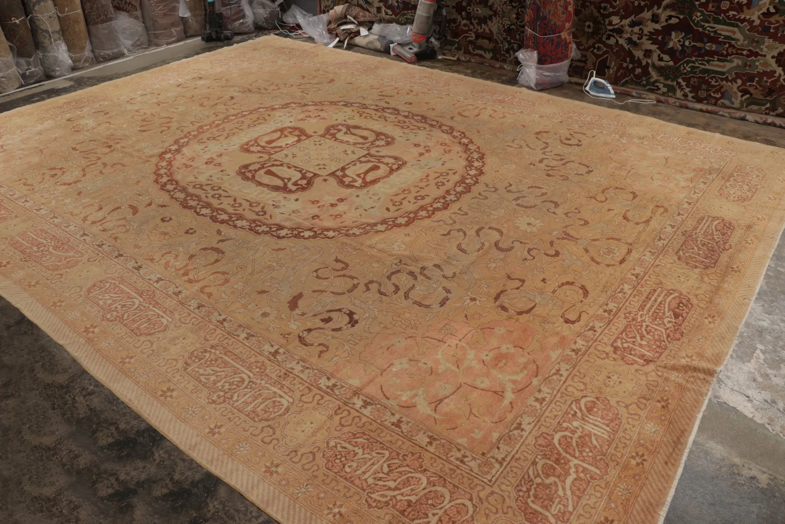 Antique Amritsar Medallion Rug