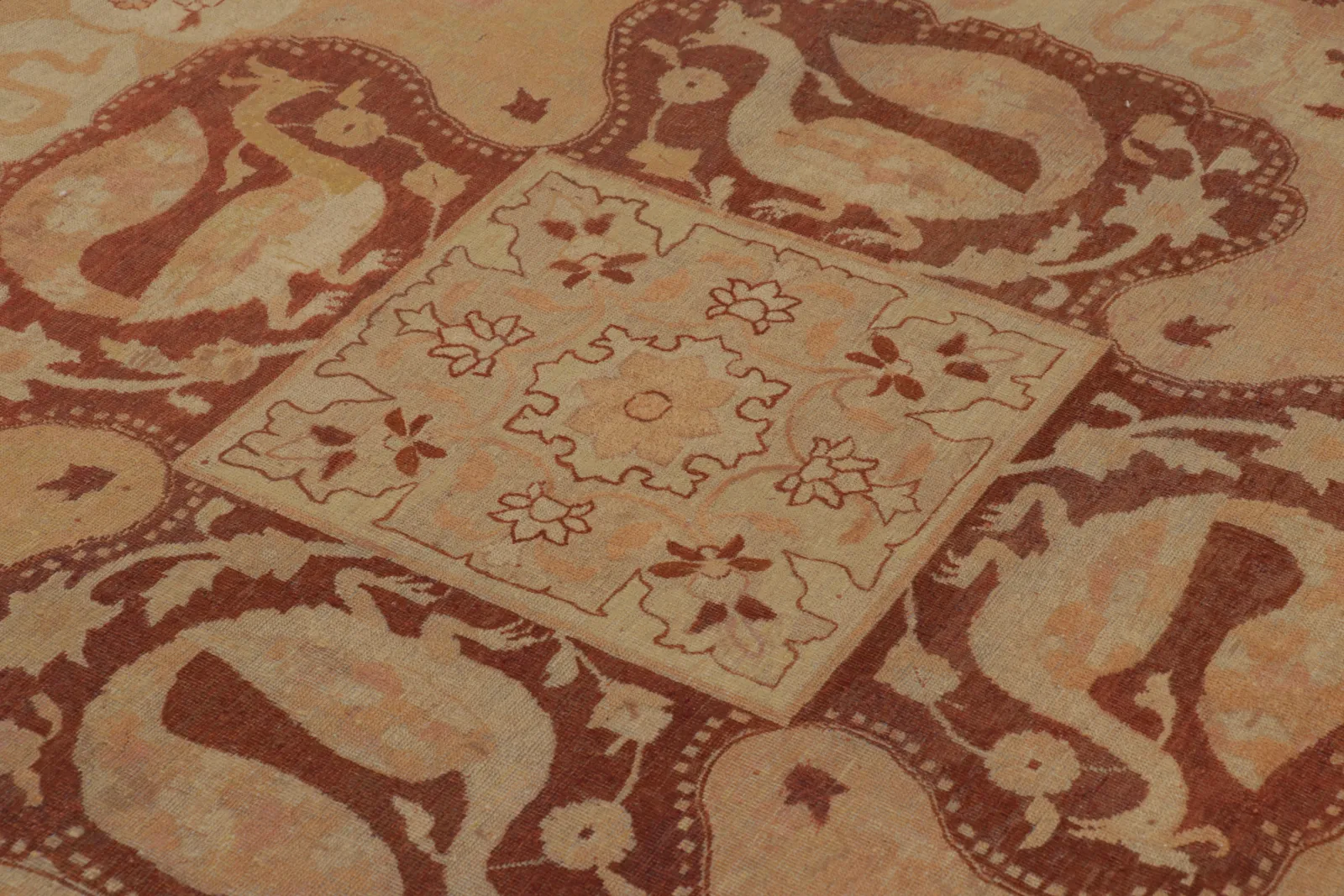 Antique Amritsar Medallion Rug