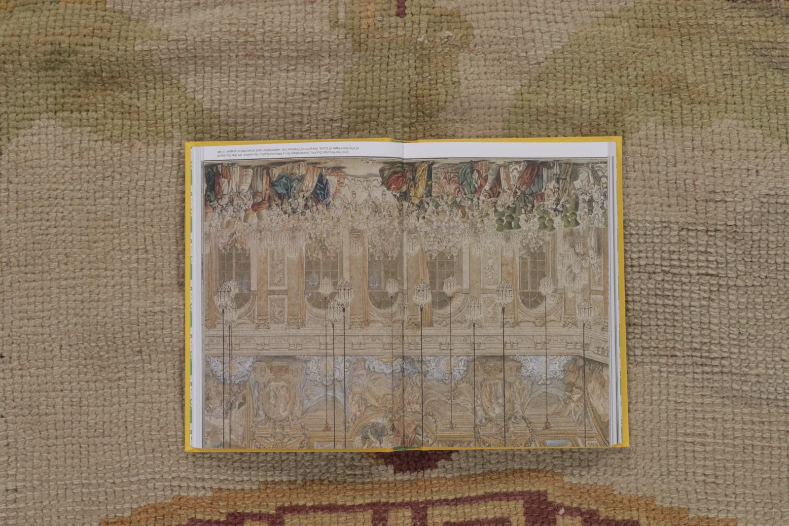 Antique Aubusson Medallion Rug