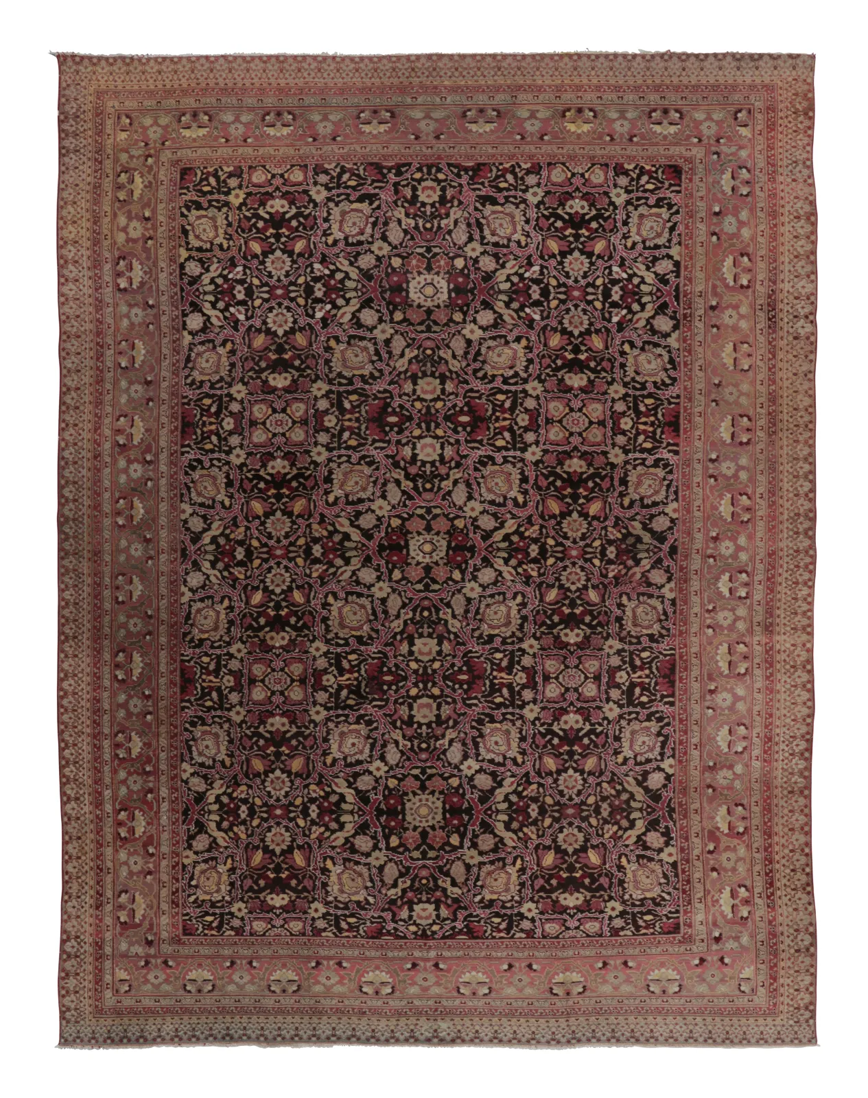 Vintage Agra Floral Rug