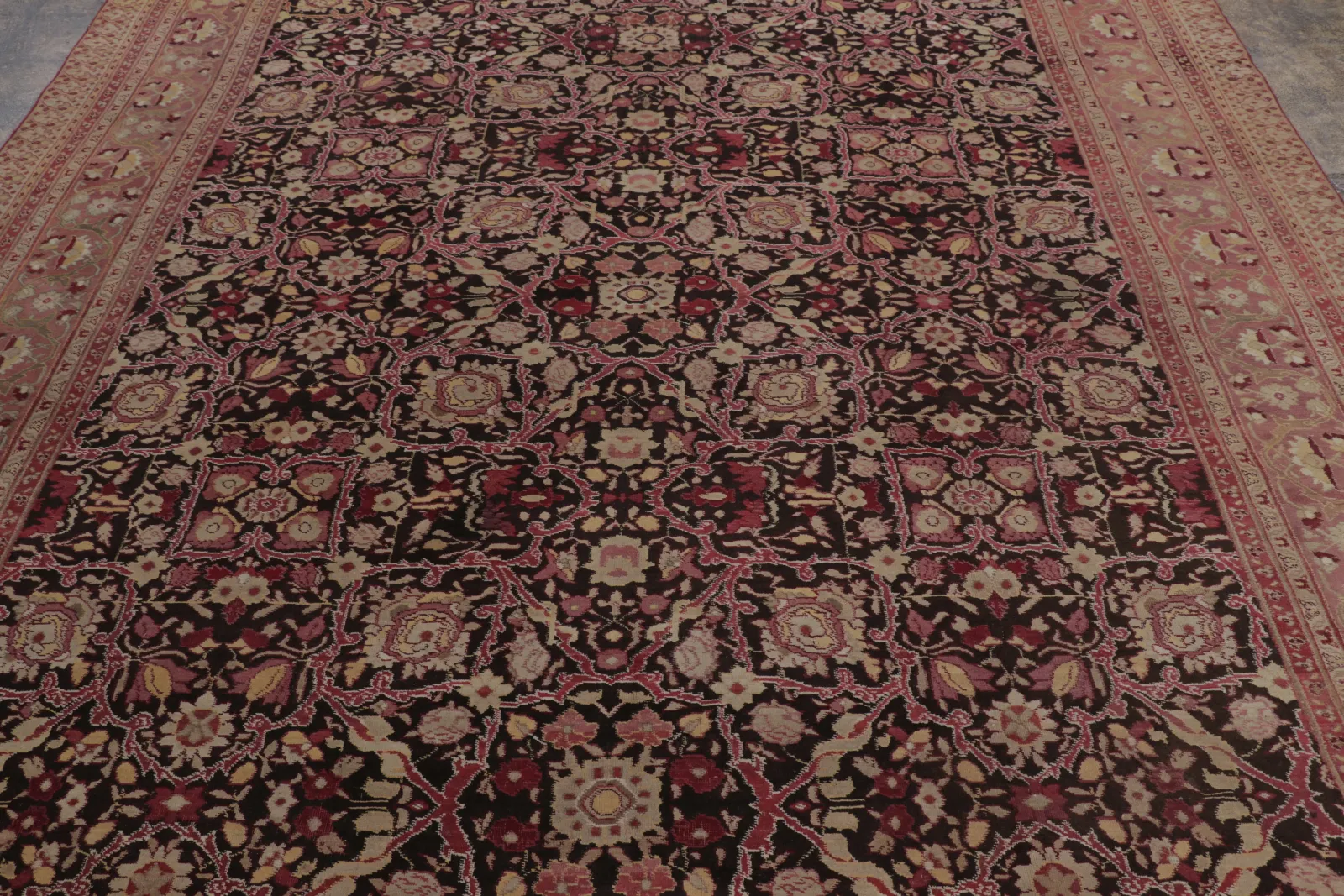 Vintage Agra Floral Rug