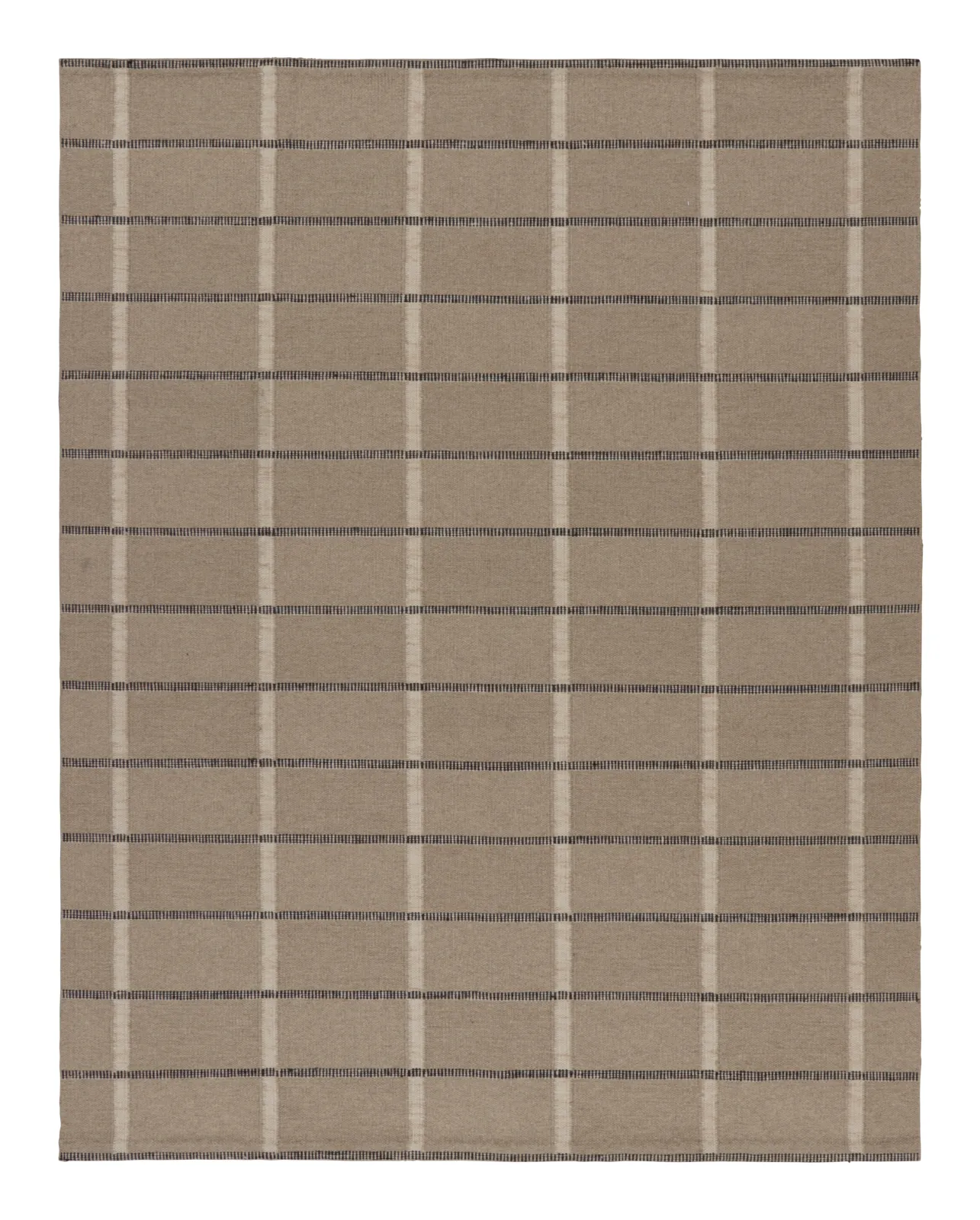 Contemporary Scandinavian Geometric Flatweave