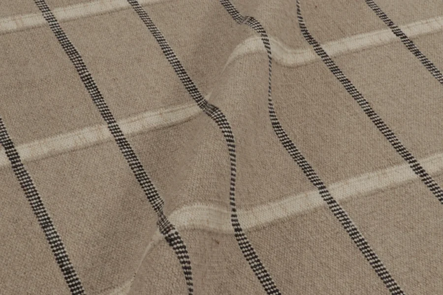 Contemporary Scandinavian Geometric Flatweave