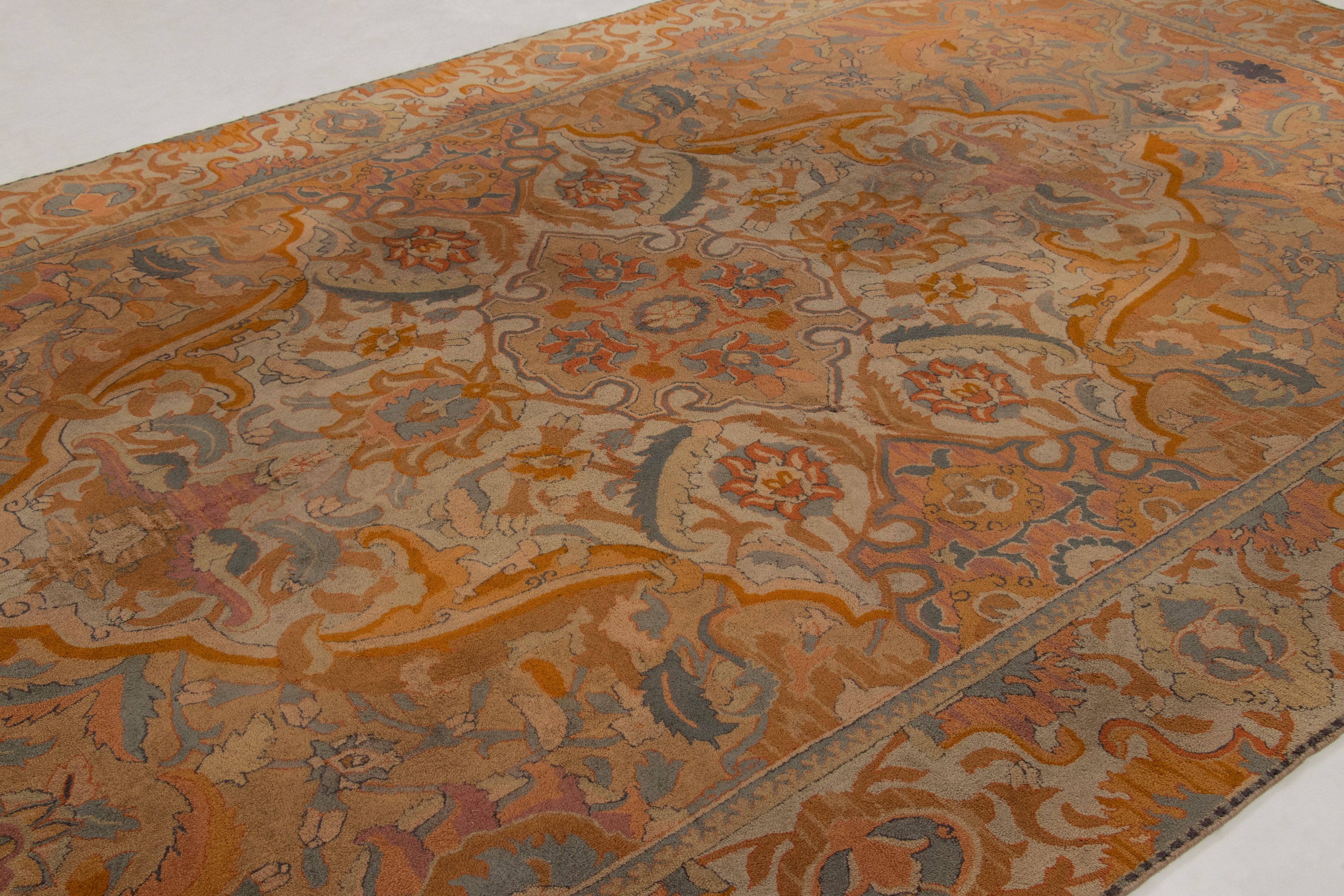 Antique Chinese Medallion Rug