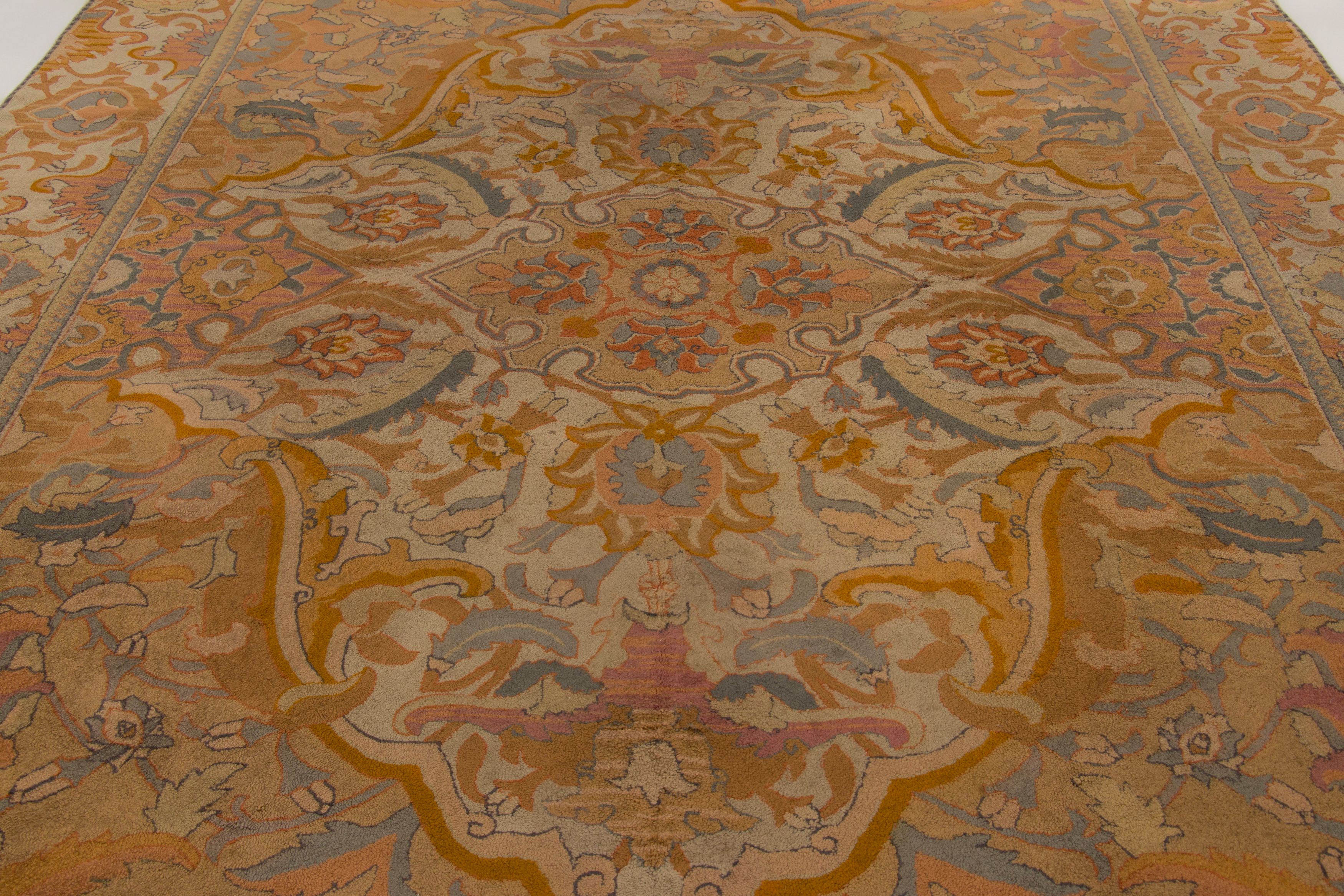 Antique Chinese Medallion Rug
